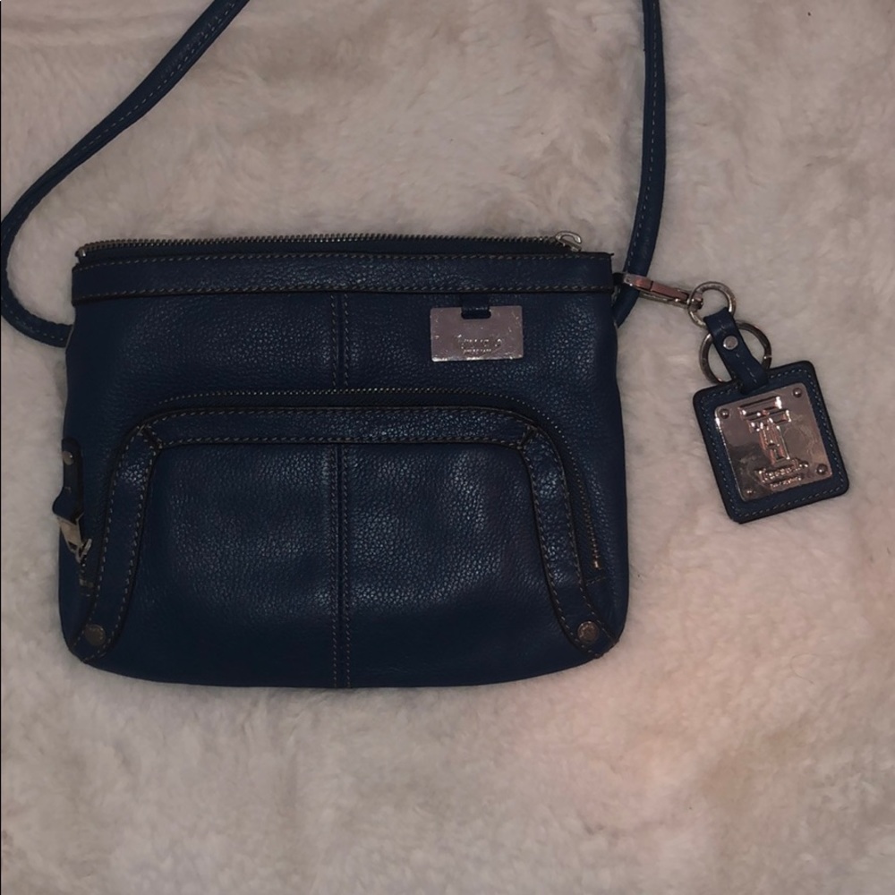Blue crossbody bag